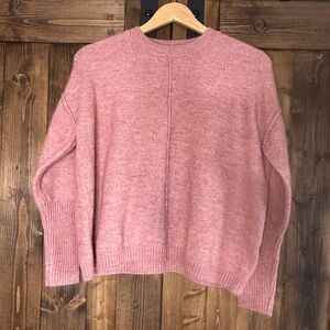 Elegant Rose Knit Sweater